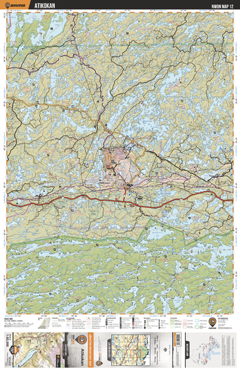 NWON12 Atikokan - Northwestern Ontario Topo