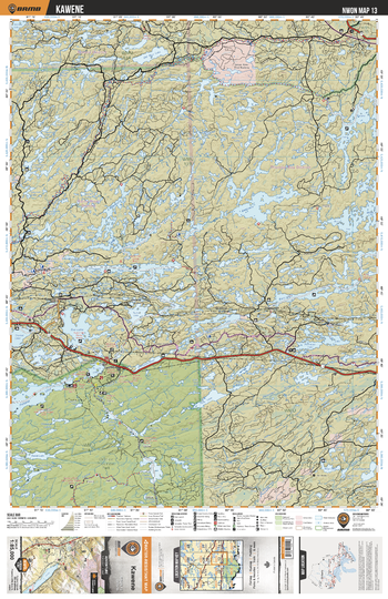 NWON13 Kawene - Northwestern Ontario Topo