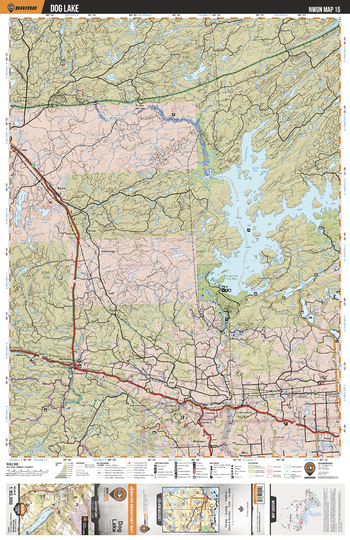NWON15 Dog Lake - Northwestern Ontario Topo