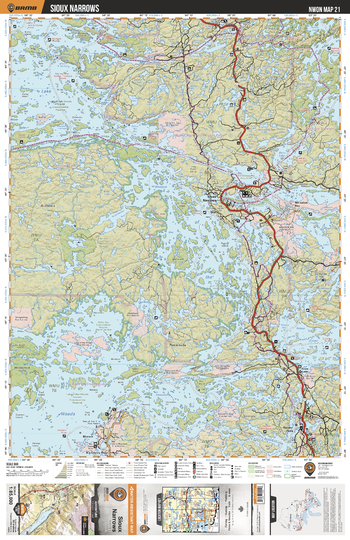NWON21 Sioux Narrows - Northwestern Ontario Topo