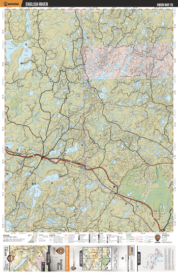 NWON26 English River - Northwestern Ontario Topo