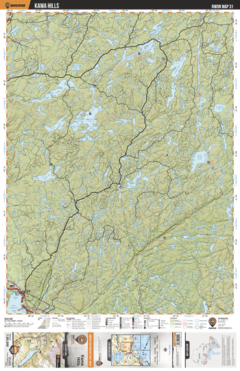 NWON31 Kama Hills - Northwestern Ontario Topo