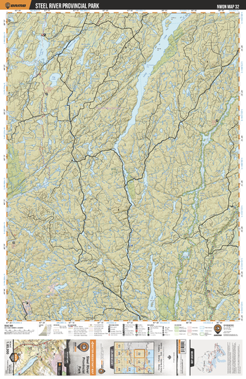 NWON32 Steel River Provincial Park - Northwestern Ontario Topo
