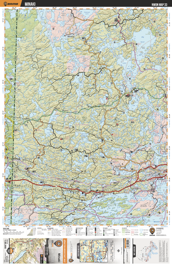 NWON33 Minaki - Northwestern Ontario Topo