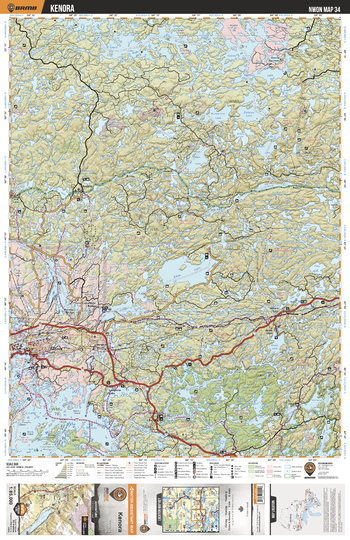 NWON34 Kenora - Northwestern Ontario Topo
