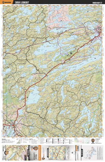 NWON37 Sioux Lookout - Northwestern Ontario Topo