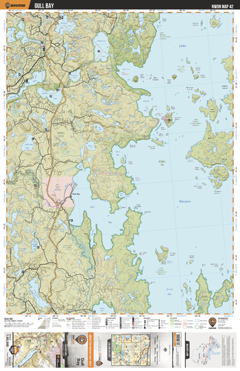 NWON42 Gull Bay - Northwestern Ontario Topo