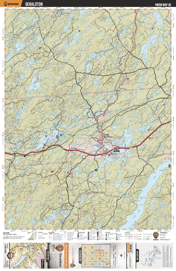 NWON45 Geraldton - Northwestern Ontario Topo