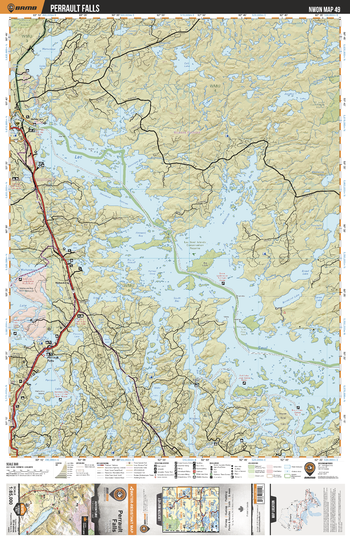 NWON49 Perrault Falls - Northwestern Ontario Topo