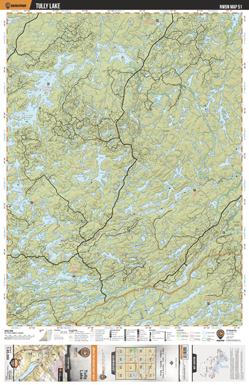 NWON51 Tully Lake - Northwestern Ontario Topo