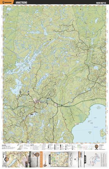 NWON55 Armstrong - Northwestern Ontario Topo