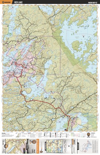 NWON62 Red Lake - Northwestern Ontario Topo