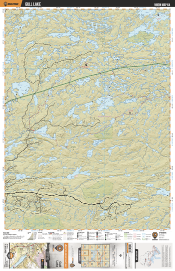 NWON64 Gull Lake - Northwestern Ontario Topo