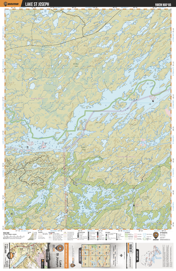 NWON66 Lake St Joseph - Northwestern Ontario Topo