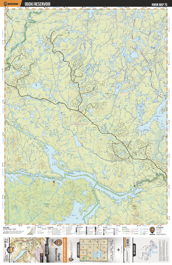 NWON70 Ogoki Reservoir - Northwestern Ontario Topo
