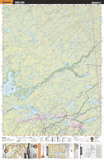 NWON72 Skibi Lake - Northwestern Ontario Topo