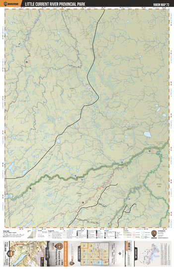 NWON73 Little Current River Provincial Park - Northwestern Ontario Topo