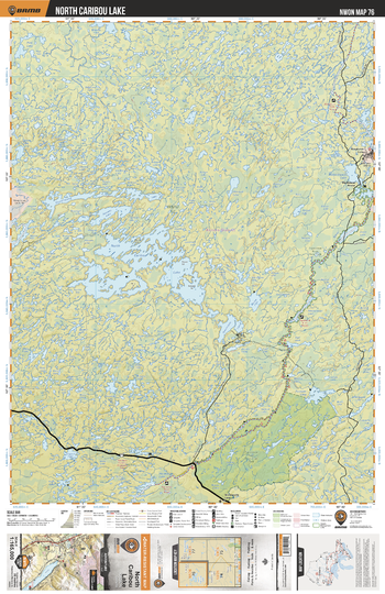 NWON76 North Caribou Lake - Northwestern Ontario Topo