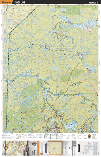 NWON78 Sandy Lake - Northwestern Ontario Topo