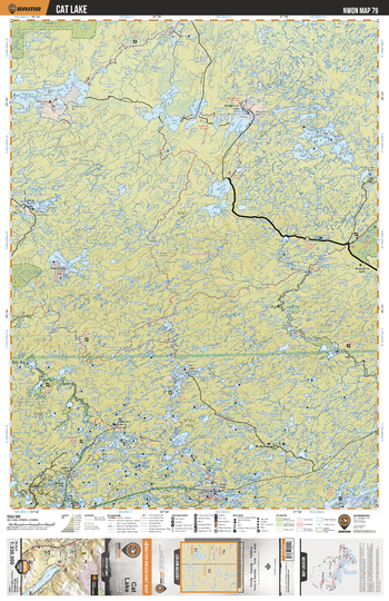 NWON79 Cat Lake - Northwestern Ontario Topo