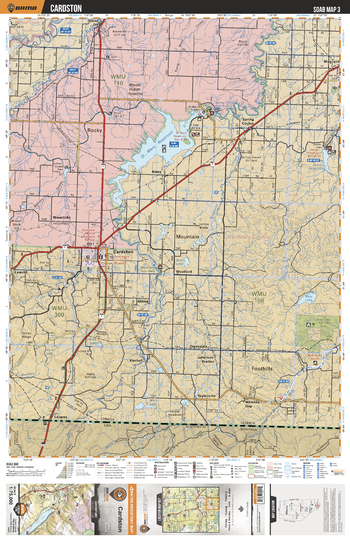 SOAB03 Cardston - Southern Alberta Topo