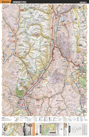SOAB09 Crowsnest Pass - Southern Alberta Topo