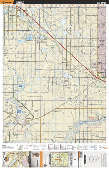 SOAB24 Suffield - Southern Alberta Topo