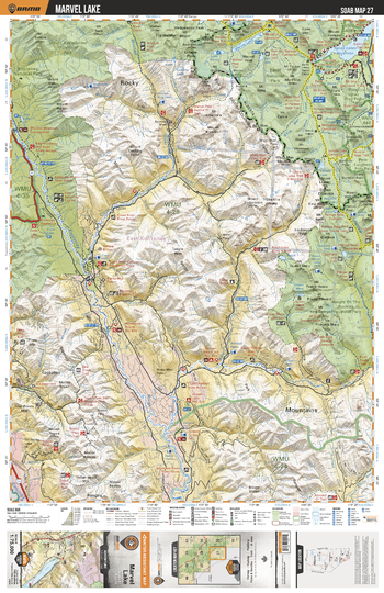 SOAB27 Marvel Lake - Southern Alberta Topo