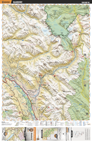 SOAB48 Blaeberry - Southern Alberta Topo