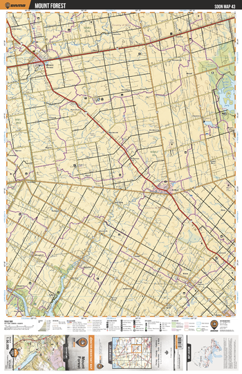 SOON43 Mount Forest - Southern Ontario Topo