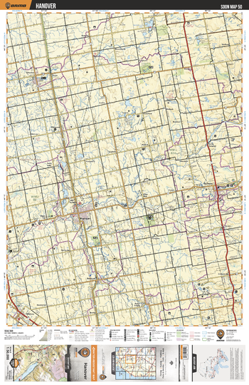SOON50 Hanover - Southern Ontario Topo