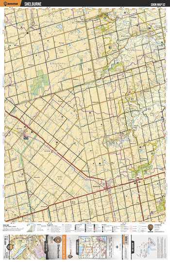 SOON52 Shelburne - Southern Ontario Topo