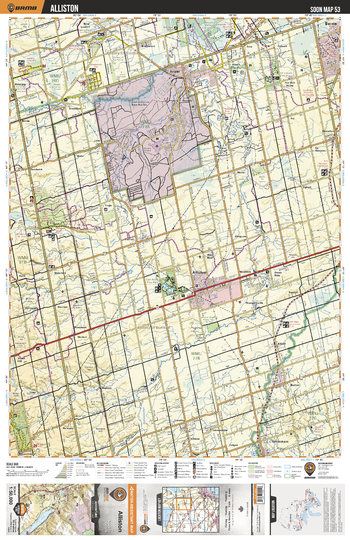 SOON53 Alliston - Southern Ontario Topo