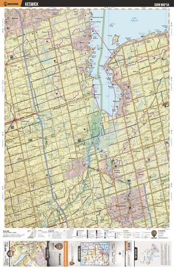 SOON54 Keswick - Southern Ontario Topo