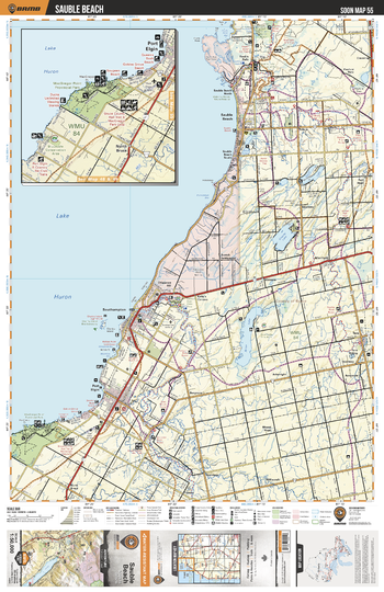 SOON55 Sauble Beach - Southern Ontario Topo