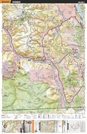 TOBC03 Keremeos - Thompson Okanagan BC Topo Map