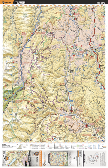 TOBC07 Tulameen - Thompson Okanagan BC Topo Map