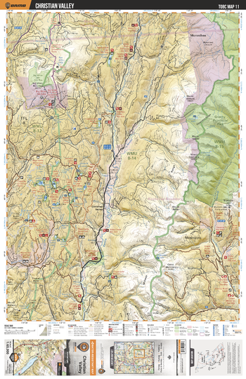 TOBC11 Christian Valley - Thompson Okanagan BC Topo Map