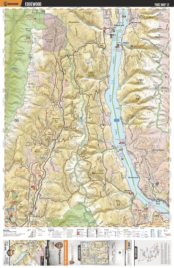 TOBC12 Edgewood - Thompson Okanagan BC Topo Map