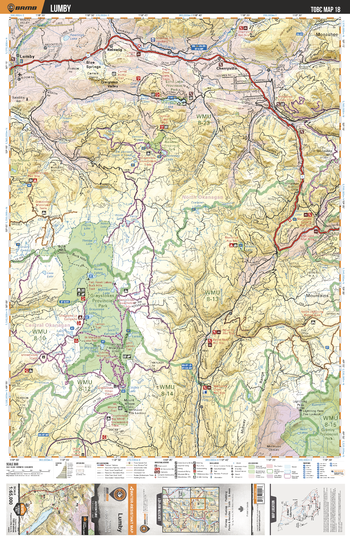 TOBC18 Lumby - Thompson Okanagan BC Topo Map