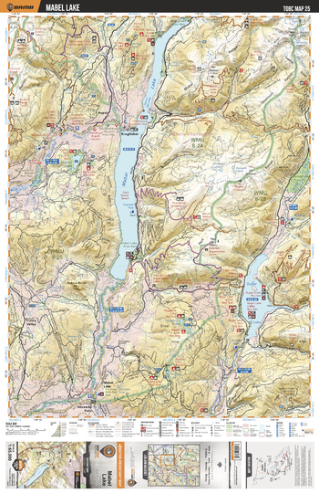 TOBC25 Mabel Lake - Thompson Okanagan BC Topo Map