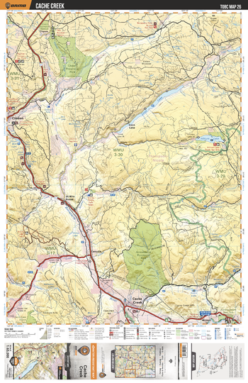 TOBC26 Cache Creek - Thompson Okanagan BC Topo Map