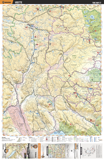 TOBC27 Vidette - Thompson Okanagan BC Topo Map