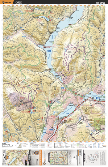 TOBC29 Chase - Thompson Okanagan BC Topo Map