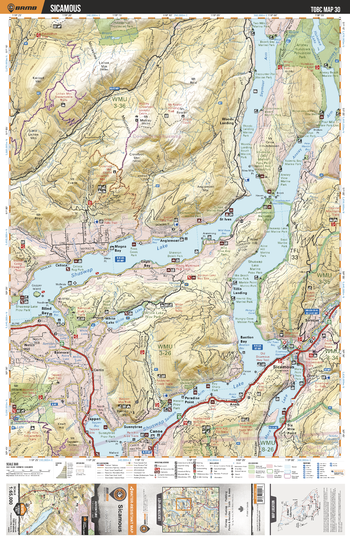 TOBC30 Sicamous - Thompson Okanagan BC Topo Map