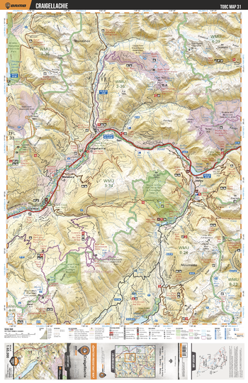 TOBC31 Craigellachie - Thompson Okanagan BC Topo Map