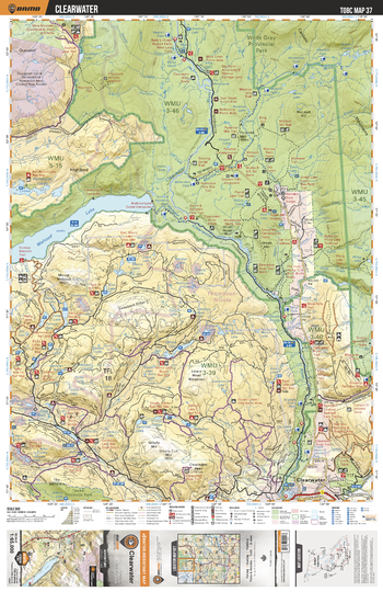 TOBC37 Clearwater - Thompson Okanagan BC Topo Map