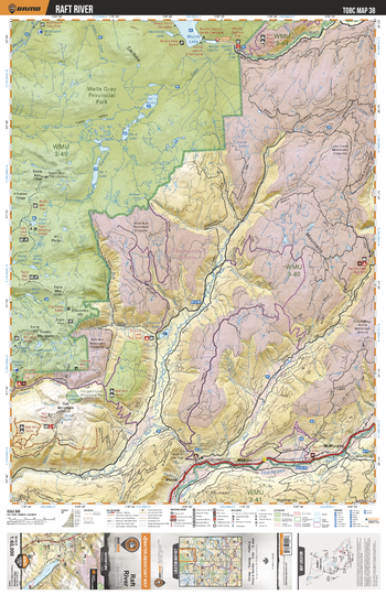 TOBC38 Raft River - Thompson Okanagan BC Topo Map