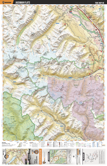 TOBC46 Jackman Flats - Thompson Okanagan BC Topo Map