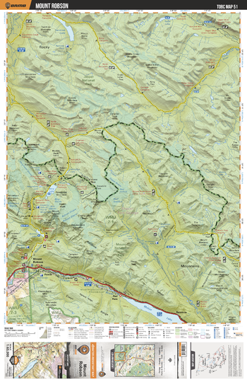 TOBC51 Mount Robson - Thompson Okanagan BC Topo Map
